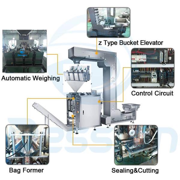 Машина упаковки порошка Вайгхэр 1кг 2кг точности детержентная