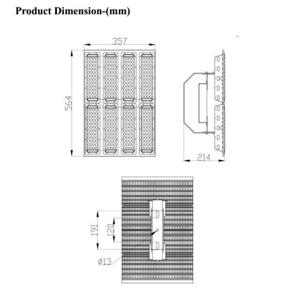 Волейбольное поле освещая водоустойчивый свет потока наивысшей мощности 400В с высоким поляком рангоута