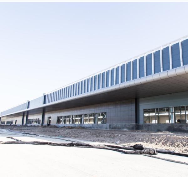 Q345B Q235B Prefab Steel Structure Workshop Metal Frame Workshop Large Span