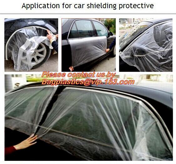Car Carpet Masking Perforated Adhesive Film, Auto used plastic masking film,plastic film for cars