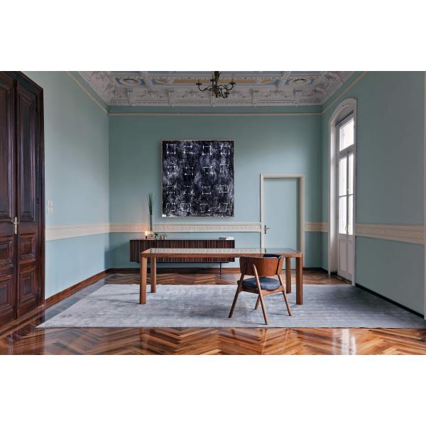 Fashion Design Restaurant Patio Furniture Modern Dining Table Solid Wood