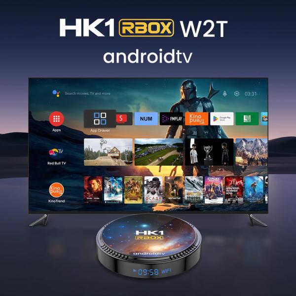 4k IPTV Set Up Box Quad Core Android 11 Hindi IPTV Box HK1 RBox W2T