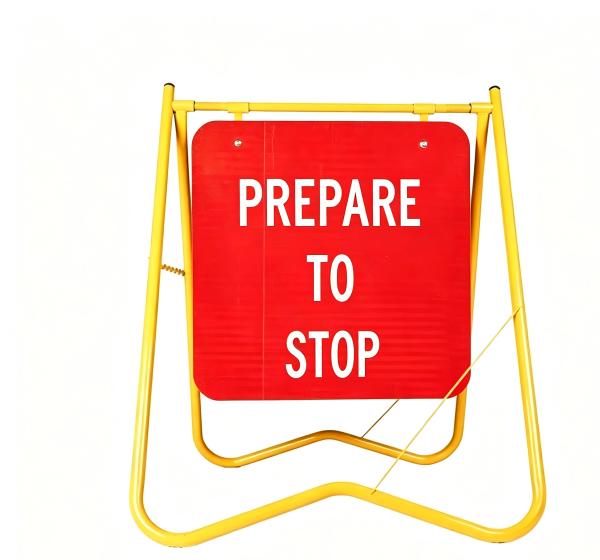 Australian Standard 1035x1005mm Road Swing Sign Frame for Temporary Work Zone and Road Construction