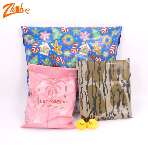 Biodegradable Waterproof Envelope for Self Sealing Custom Printed Clothing Packaging Thickness 120 microns and Eco-Friendly