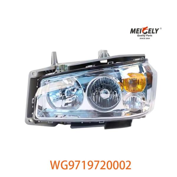 Front Head Lamp Assembly Right WG9719720002 For SINOTRUK HOWO WG9719720001