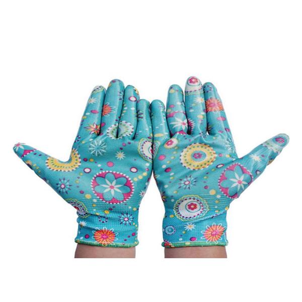 Petro Chemical Garden Work Gloves , Oil Proof Nitrile Garden Gloves
