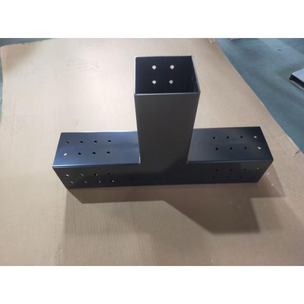 Steel 3-Way Pergola DIY Corner Bracket kit for 4x4 Wooden Beams for Gazebos, Patio Pergolas, Sheds