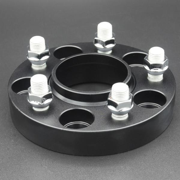 25mm Forged Aluminum Hub-centric Wheel Spacers Anodize Black for FORD Mustang 2016 Version