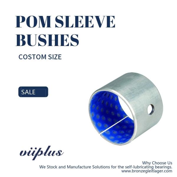 Oil Free Steel Back Plastic POM Layer Split Sliding Sleeve Bushing
