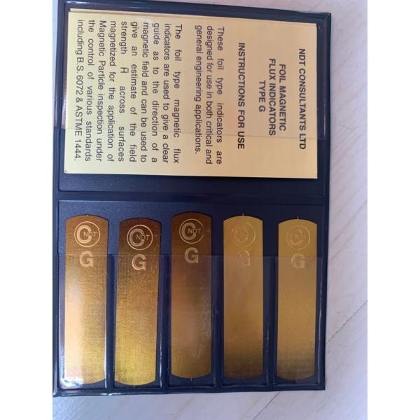 Burmah Castrol Magnetic Field Flux Strips Type I G Type II A Permeable Magnetic Steel Sandwiched Between Two Brass Plates