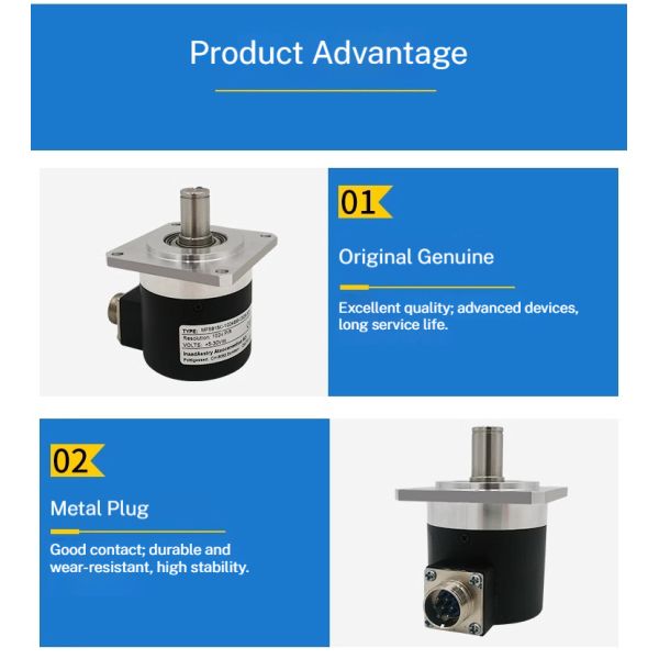 New Fanuc CNC Machine Tool Spindle Encoder MF5815C-1024BM-C526.003 Incremental Optical Rotary Servo Motor