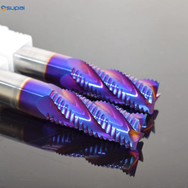 30° Helix Angle Roughing End Mill With 4 Cutting Edges For Efficient Carbide Milling