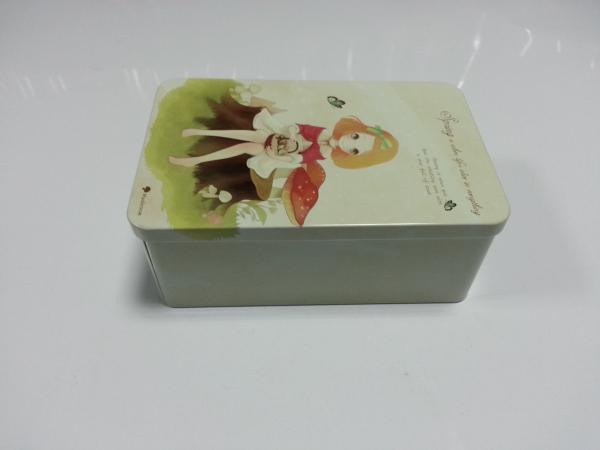 Latas de lata relativas à promoção dos desenhos animados bonitos para o empacotamento do folheto