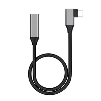 Câble d'extension USB Type C complet à 90 degrés pour prise de table USB C