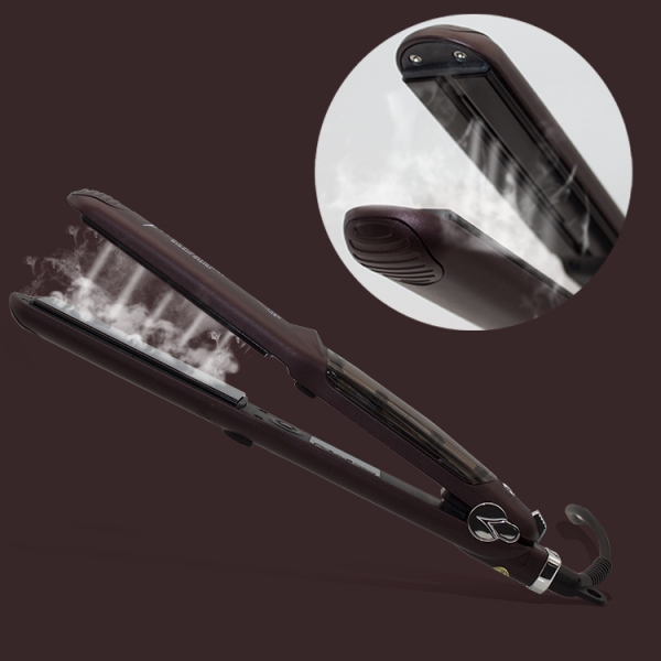 Infrared Nano Titanium Flat Iron Automatic Steam Hair Straightener