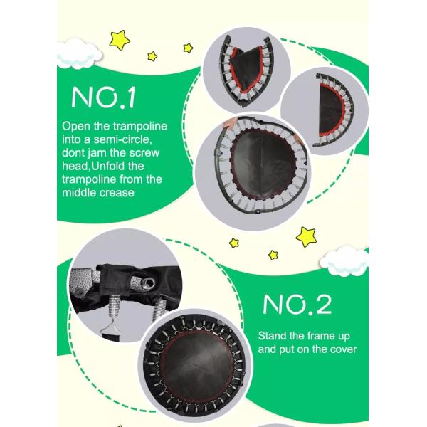 батут фитнеса опоры рессоры 74cm мини для взрослых