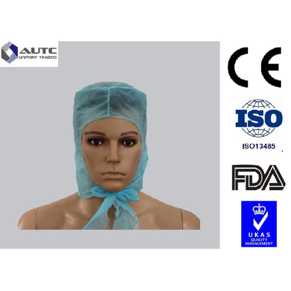 Laboratory Disposable Medical Caps Custom Convenient Breahable For Long Hair