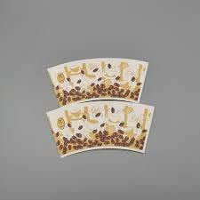 100% Virgin Wood Pulp Double PE Coated Paper Cup Raw Material Paper Cup Fan for Cold Drink