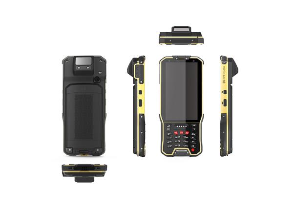 Wireless Handheld Android Barcode Scanners Quad Core 1.3Ghz CPU Magnetic Charging