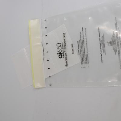 Transparent 95kpa Specimen Transportation Bags For Medical Lab Use