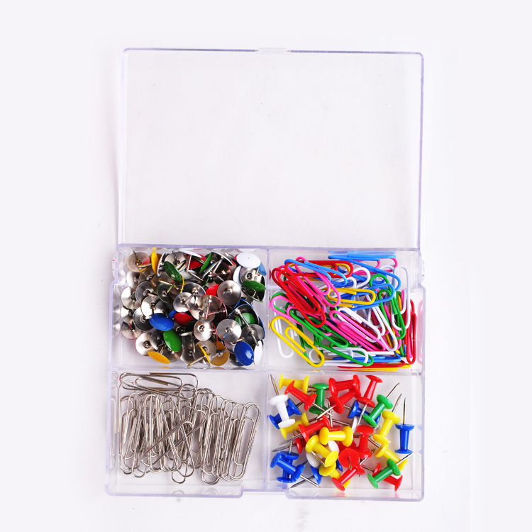 Wholesale customized OEM reliable quality pushpin rubber bands office supply desk set