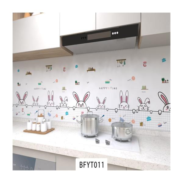 Modern Design Self-Adhesive Aluminum Foil Wallpaper for Kitchen Waterproof and Smoke Proof Wall Beautification