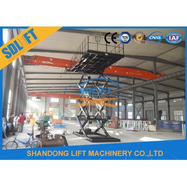 Portable 3000kgs 5M Basement Scissor Car Parking Lift