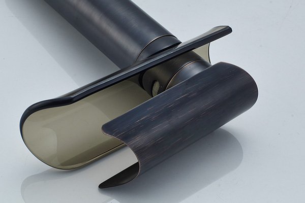 ROVATE Fancy High Black Basin Sink Mixers Cold And Hot Water For Wash Basin