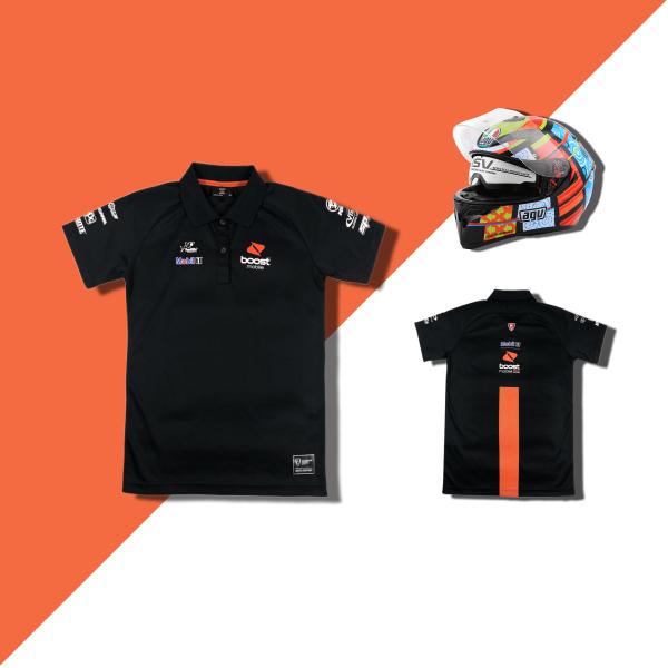 Ошейник Ошейник Формула 1 Гонка команда Быстрая сухая яма экипаж поло рубашки 100% полиэстер для взрослых