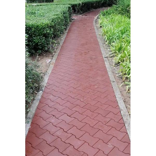 Grey Rubber Flooring Tiles 200*140mm / 180mm*140mm Dog Bone Rubber Tiles