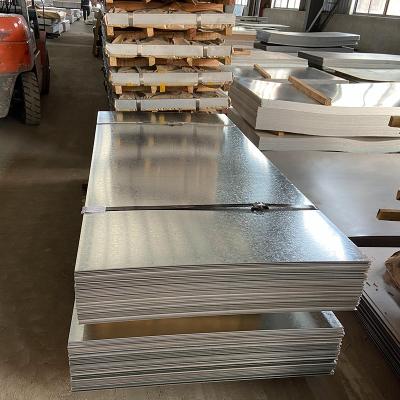Placa de chapa de aço galvanizado Astm A36 Dx51 Mergulhado a quente Gi 18 Gauge