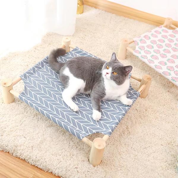 Wooden Pet Hammock Beds Disassembled Dog Hammock Bed Sustainable