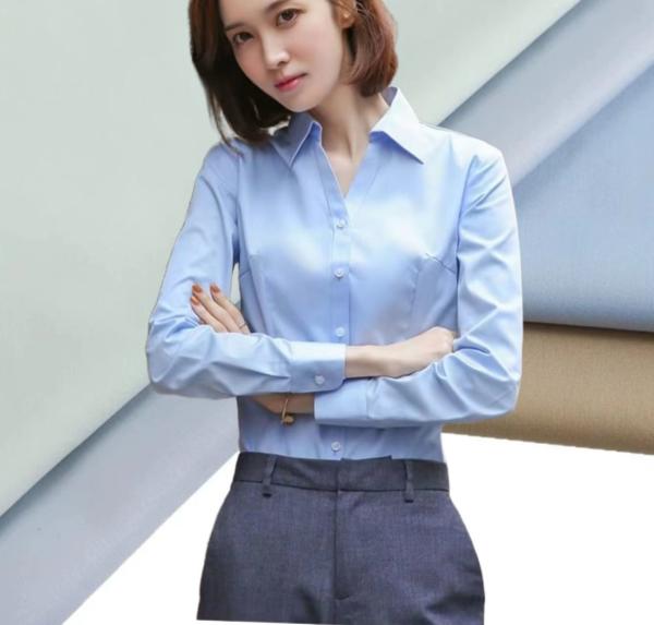 60% Cotton 40% Polyester Twill  CVC Fabric `Pants Daily Workwear 125gsm Office Shirt Clothing