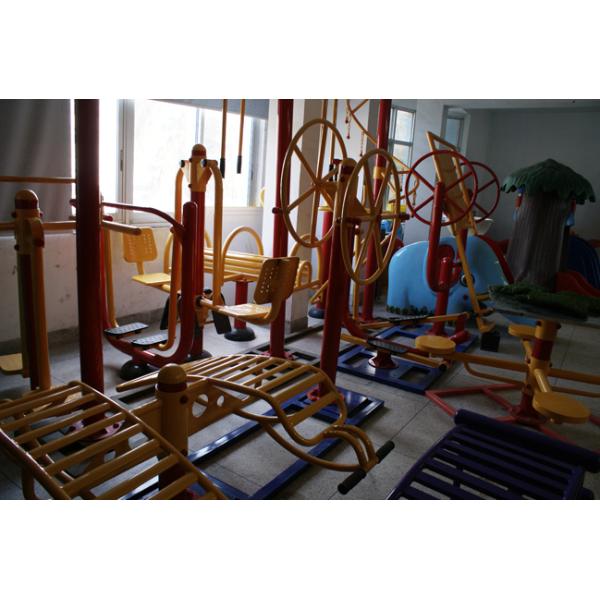 Exterior Kids Exercise Equipment For Backyard / Garden High Security KP-E037