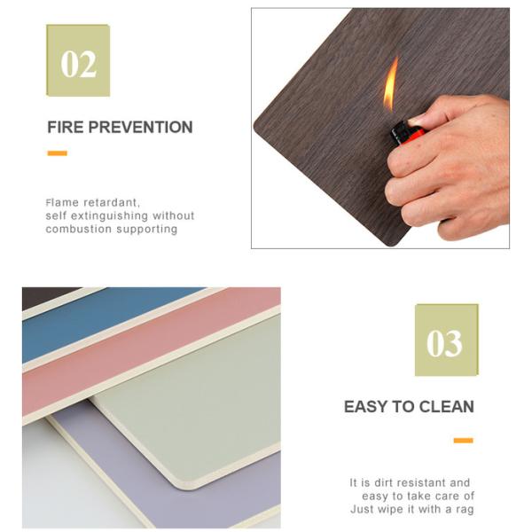 Прямая связь с розничной торговлей фабрики дружественной к Эко и непахучей кожи чувствует панели стены PVC