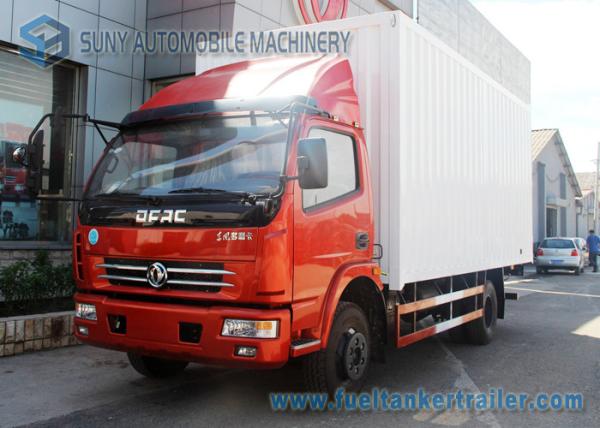 5 T - 8 T 4x2 Dongfeng Refrigerator Van Truck 88 KW / 120 Hp  LHD / RHD