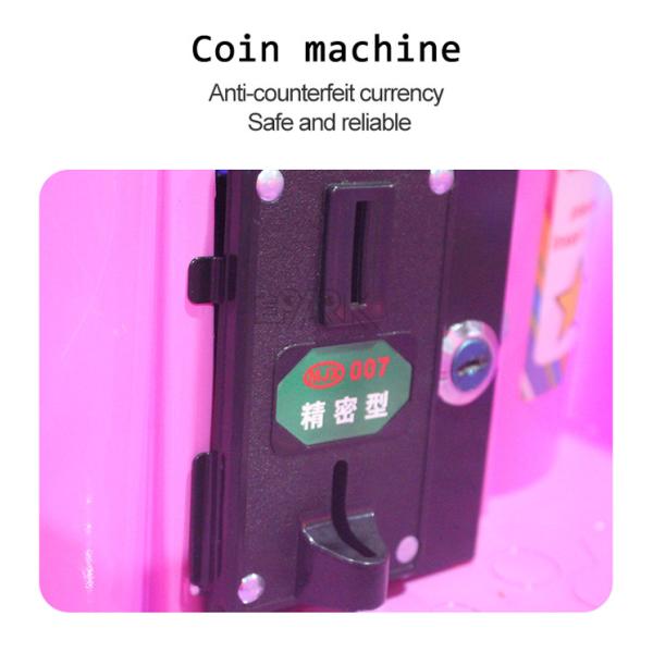 Amusement Cute Small Bear Kiddy Ride Machine Coin Operated 750W