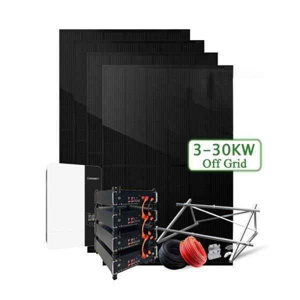 Sistema de energia solar off-grid 5kw 2kw 10kw 3kw Sistema completo de painéis solares para casa