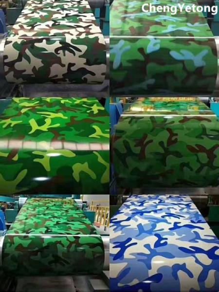Camouflage Prepainted Aluminium Coil High Hardness For Wall Concealing Decoration
