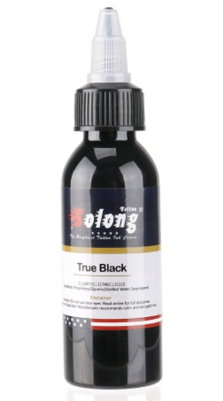 2oz / 4oz Per Bottle Black Color Tattoo Ink For Body Art 2oz (60ml) / 4oz (120ml)