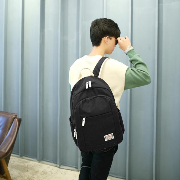 Wholesale canvas Backpack Business Casual Backpack Student Bags