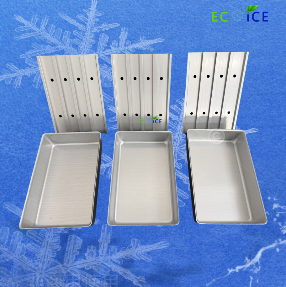 295*195*68 mm Freezing Blast Pan Tray Aluminum Tray for Frozen Fish and Shrimp