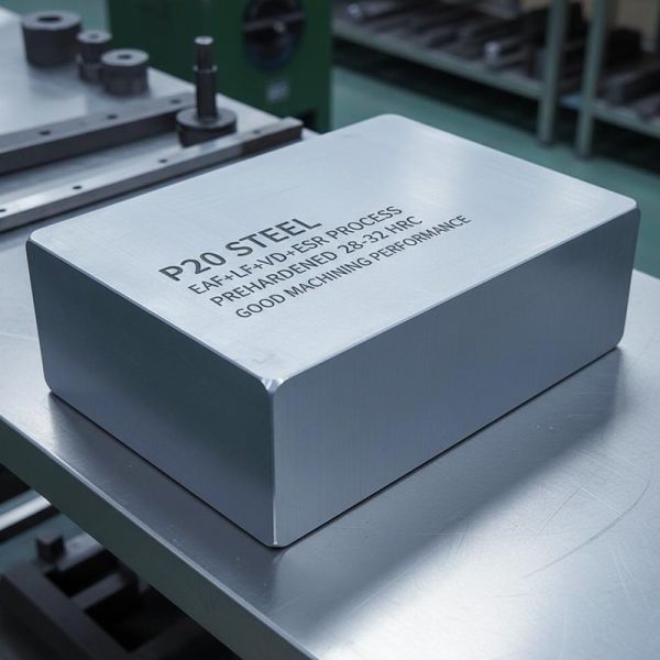 Plastic Mold Steel P20 Steel with EAF+LF+VD+ESR Process Prehardened 28-32 HRC for Good Machining Performance