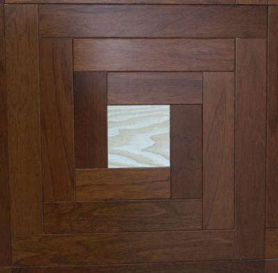 Plancher de parquet en bois