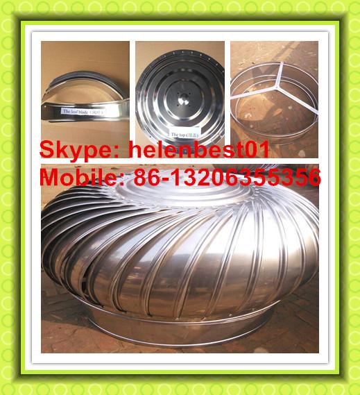 1000mm largewind driven roof turbo ventilator for warehouse stainless steel