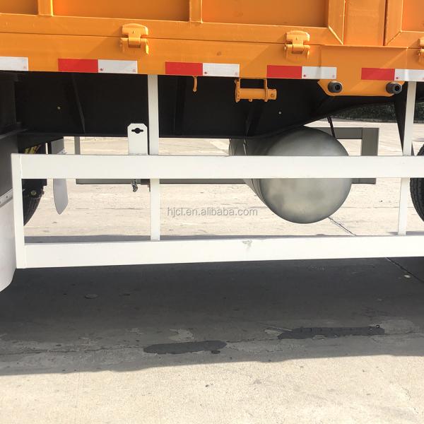 Top Design CIMC HUAJUN Stake Cargo Trailer with Double Box Fence Semi Trailer