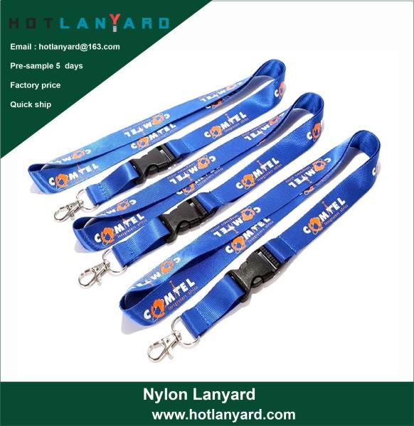 Cheap Wholesale Custom Logo Neck Strap Polyester Woven Nylon Printing Sublimation Ribbon Heat Transfer ID Card Holder