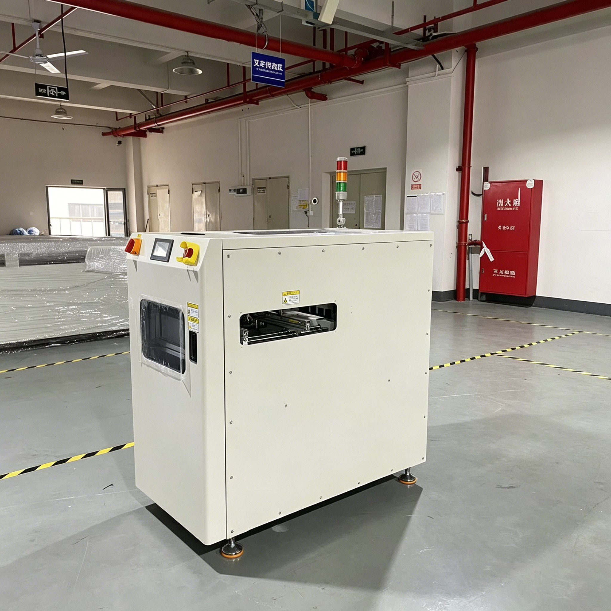PCB Vacuum Suction Loader Dual Function Conveyor With SMT Solder Paste Printer