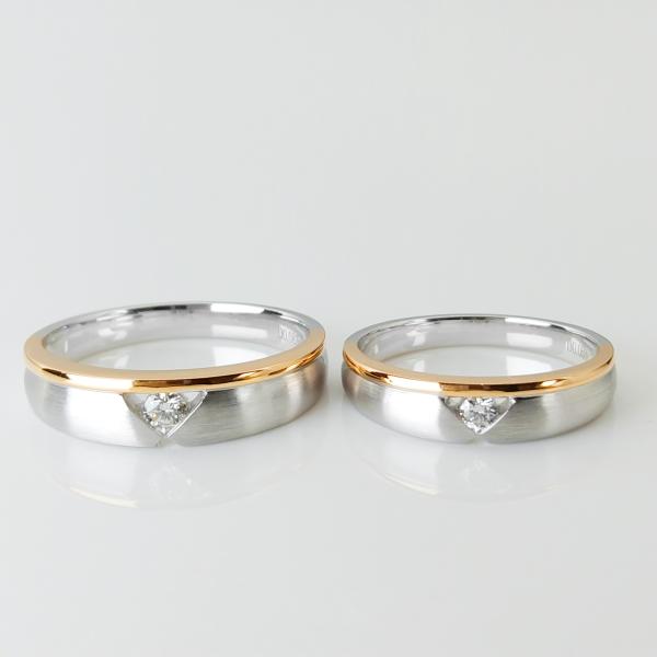 match Color Decent Generous 9g 18k Gold Wedding Rings