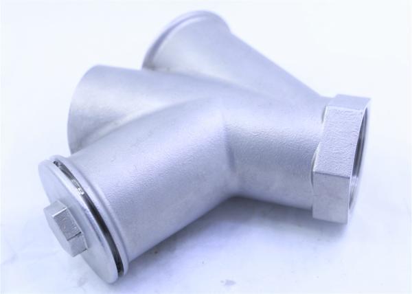 3 Direction Filter Valve Custom Machined Parts / Cnc Metal Parts 40 Diameter